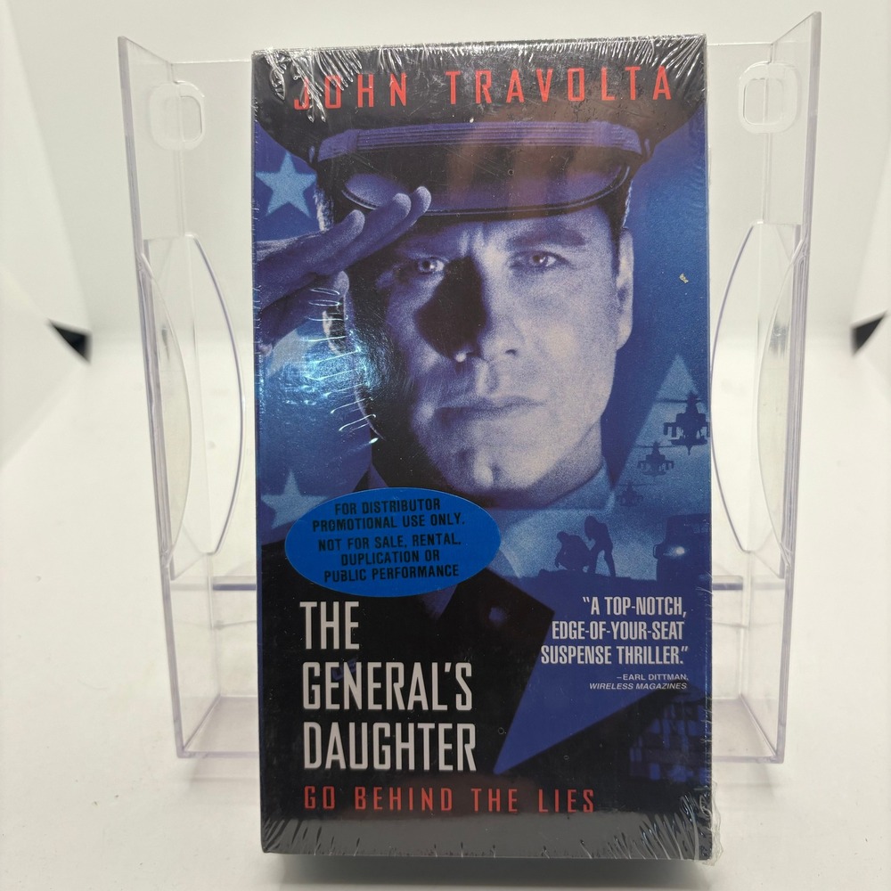 The General's Daughter‎ John Travolta VHS Tape Paramount Sealed New